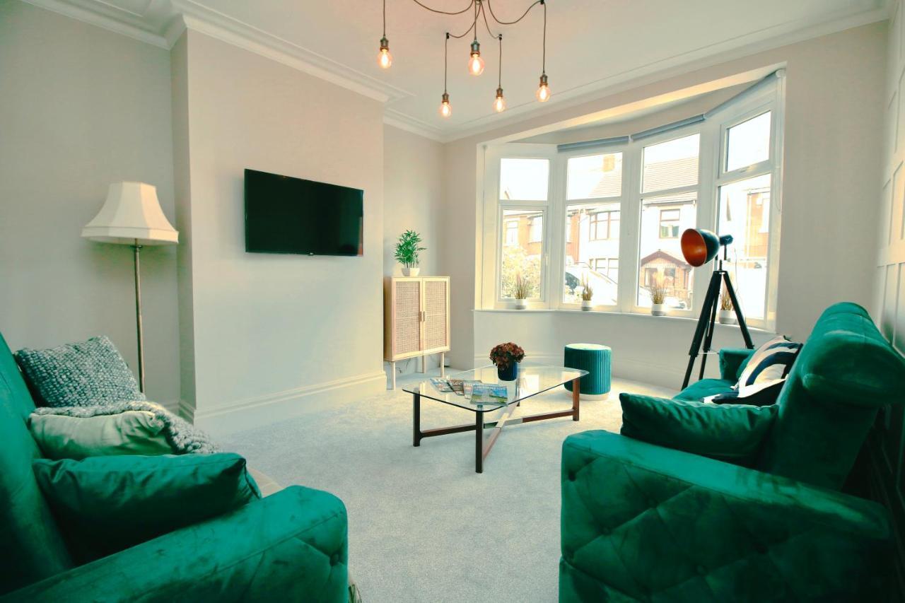 Xxhot Tubxx 4Bed Semi, Sleeps 8, 2 Bathrooms Blackpool Eksteriør billede